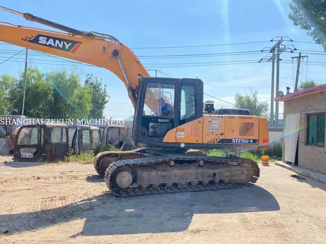 استفاده شده 21Ton Sany SY215C-9 SY215C PRO Excavator Crawler برای ساخت و ساز سنگین