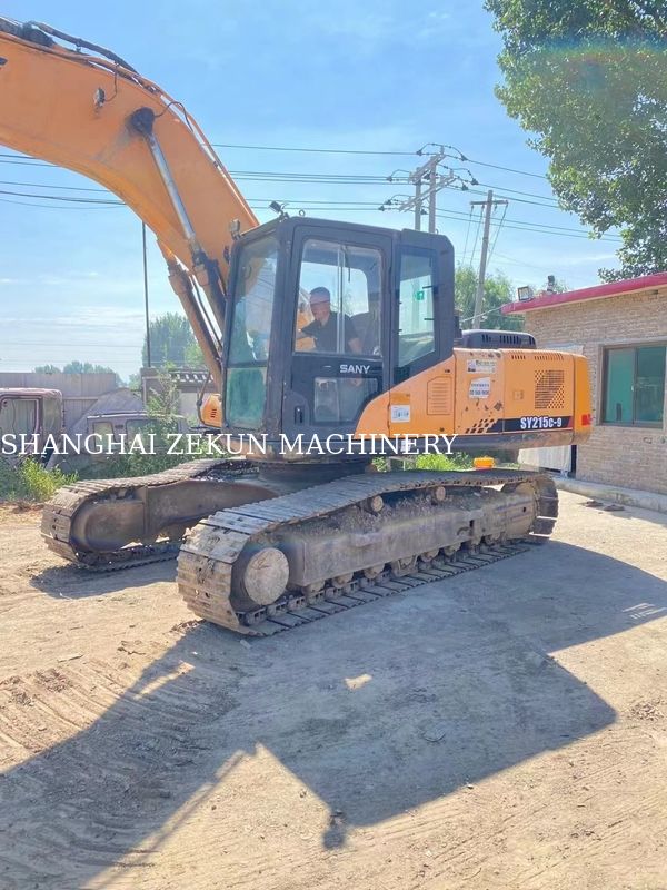 استفاده شده 21Ton Sany SY215C-9 SY215C PRO Excavator Crawler برای ساخت و ساز سنگین