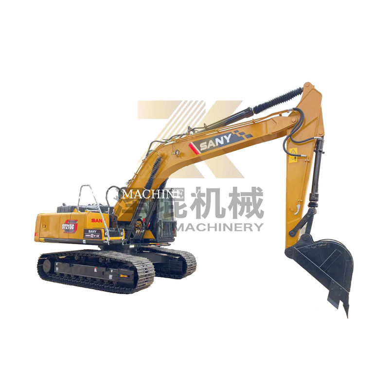 Sany sy215c حفاری در وضعیت خوب با ساعات کم و موتور در سال 2023