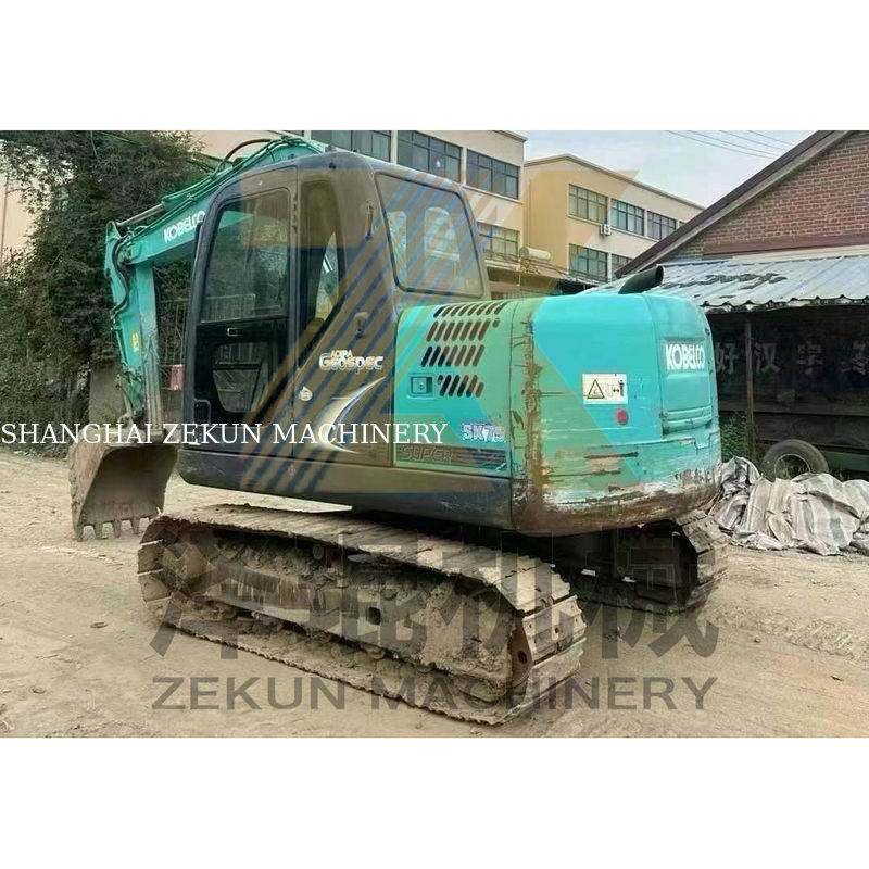 مینی کوبلکو SK75-8 SK75 Excavator اصلی ژاپن کرولر 4001-6000 ساعت