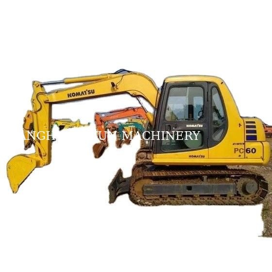 کاوشگر استفاده شده کاماتسو PC60-7 اصیل از ژاپن وزن کار 2 تن مینی کاوشگر دست دوم