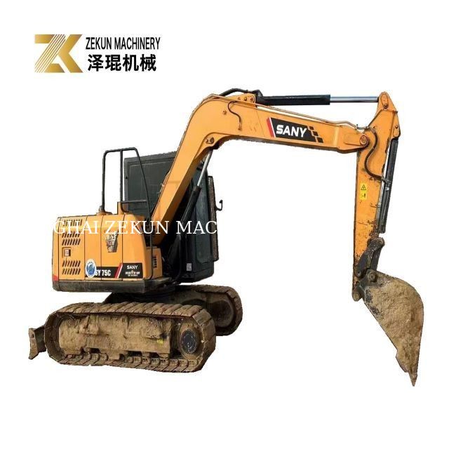 استفاده شده SANY 75C حفاری با و ساعات کاری 2001-4000 تنها 7500 کیلوگرم وزن ماشین