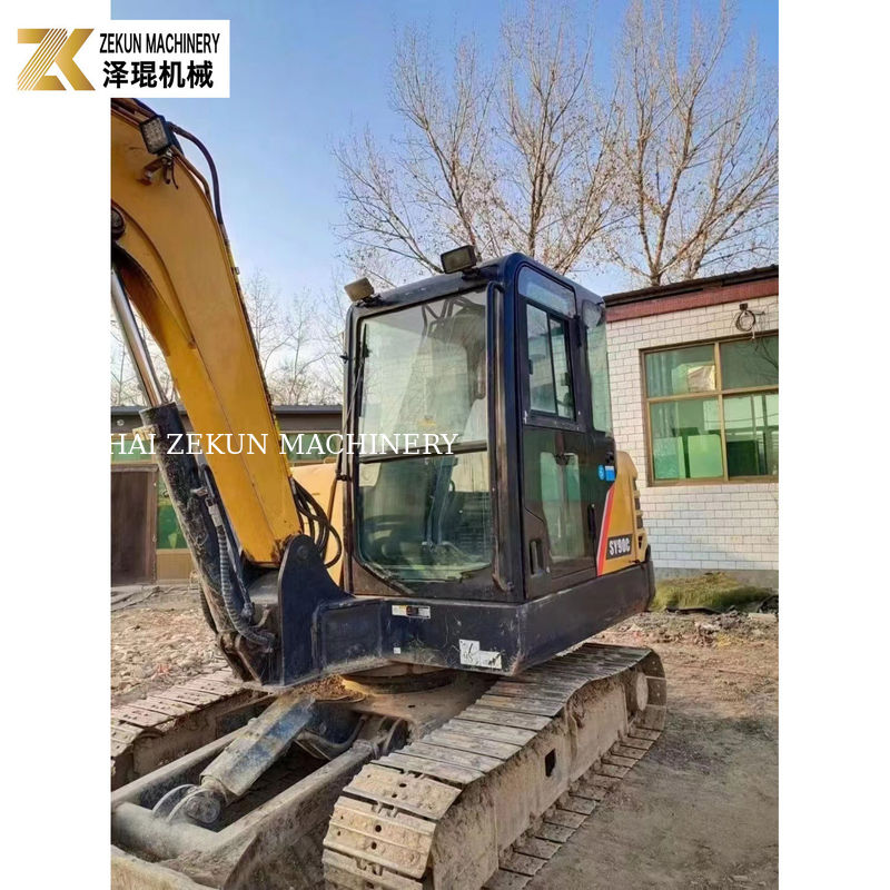 60.7KW استفاده شده Sany 90C Pro Excavator، 2001-4000 ساعت در وضعیت خوب