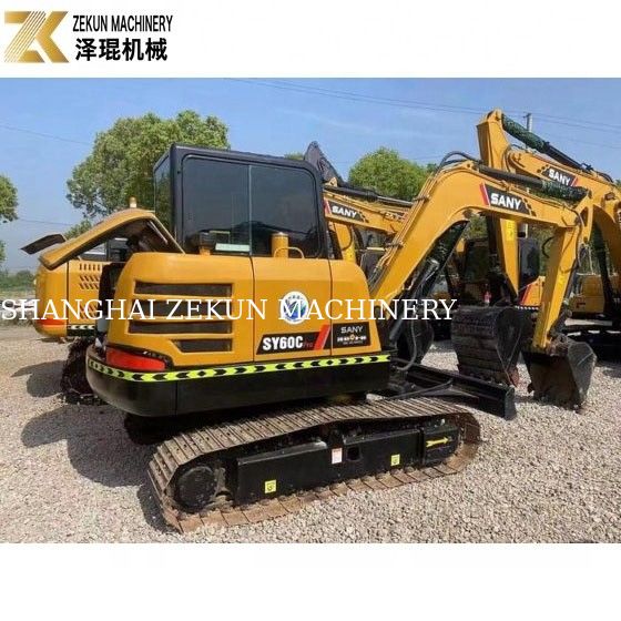 36KW مینی حفاری دست دوم Sany SY60 حفاری SY 60C برای در بودجه خود را