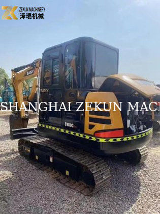 36KW مینی حفاری دست دوم Sany SY60 حفاری SY 60C برای در بودجه خود را