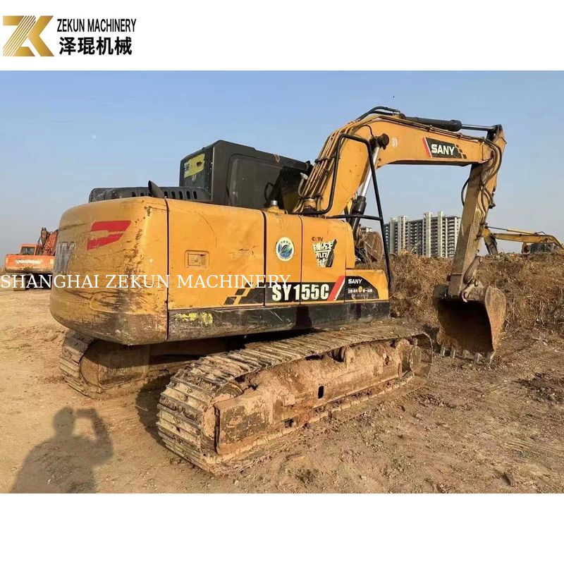 سیلندر هیدرولیک دیگر 13 تن استفاده شده Sany Crawler Excavator SY135C-8 SY135C-9