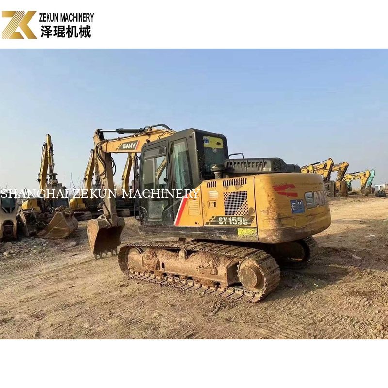 سیلندر هیدرولیک دیگر 13 تن استفاده شده Sany Crawler Excavator SY135C-8 SY135C-9