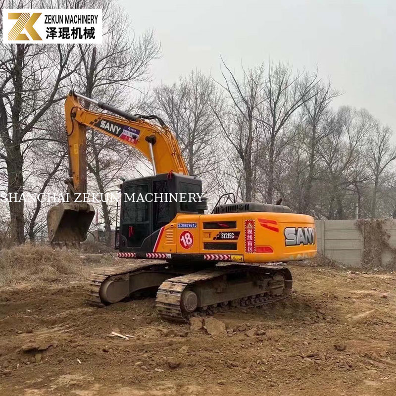 استفاده شده Sany SY215C Pro Excavator Midsize Crawler با سطل 1.2M3
