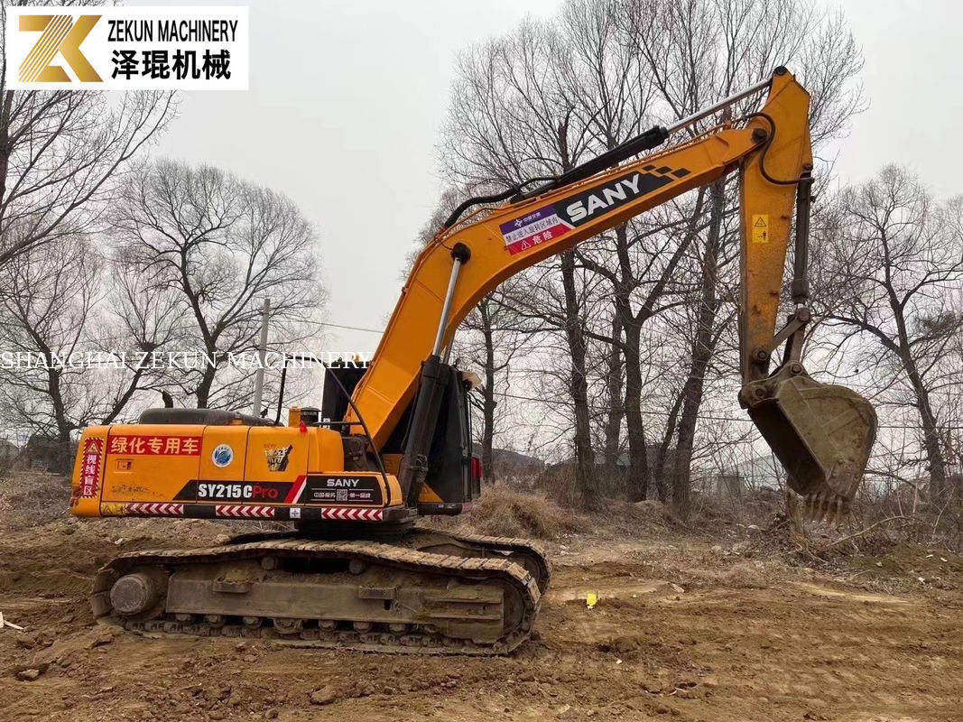 استفاده شده Sany SY215C Pro Excavator Midsize Crawler با سطل 1.2M3