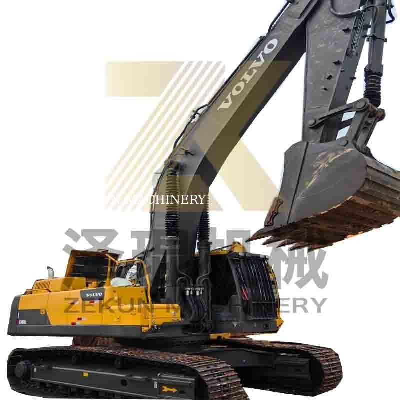 حفاری ولوو Ec480DL استفاده شده با ظرفیت سطل 1.77-3.8m3 و حالت خوب