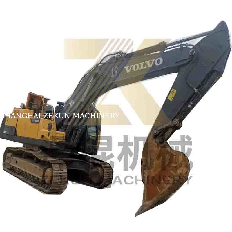 ماشین حفاری ولوو Ec480dl دست دوم با 4600 ساعت کار و سایر سیلندر های هیدرولیک
