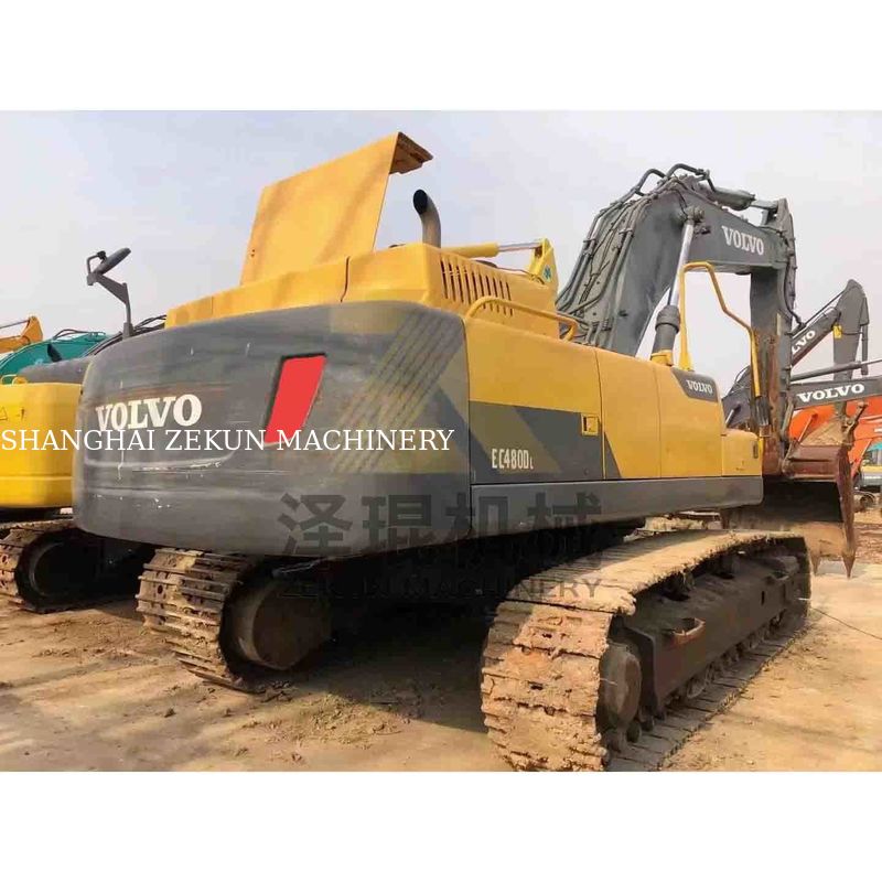 ماشین حفاری ولوو Ec480dl دست دوم با 4600 ساعت کار و سایر سیلندر های هیدرولیک