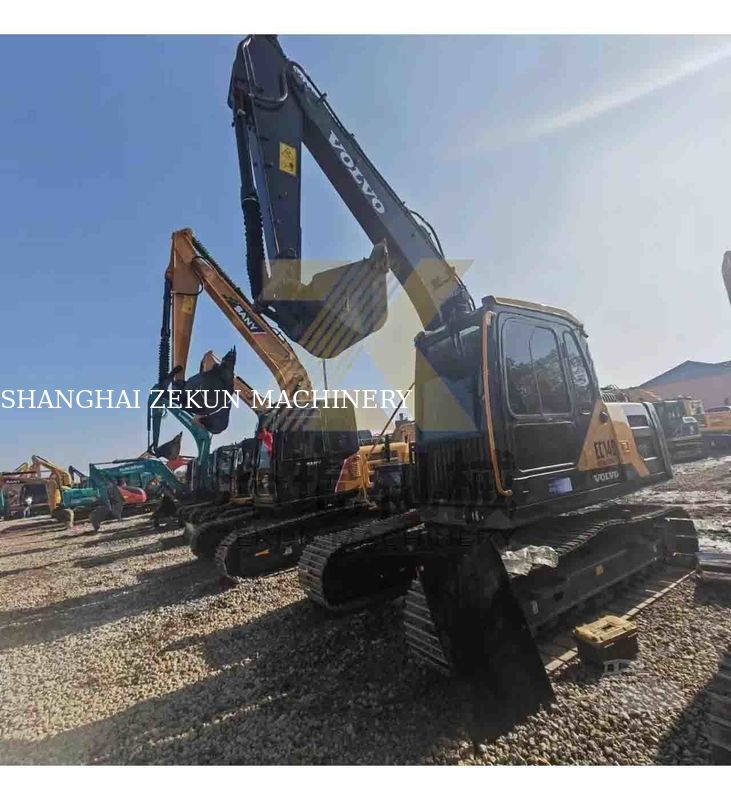 ماشین حفاری ولوو EC140DL استفاده شده موتور D3.8E به خوبی نگهداری شده وزن 14 تن