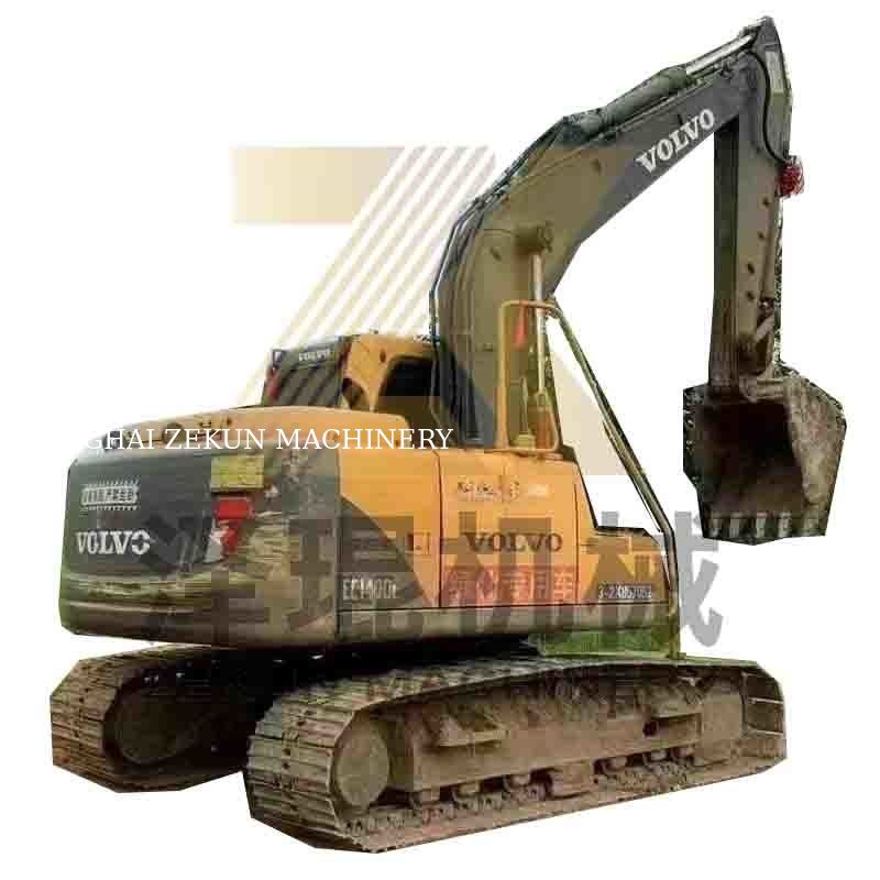 وولوو EC140DL 14 تن حفاری استفاده شده با ساعات کم و سیلندر هیدرولیک ماندگار