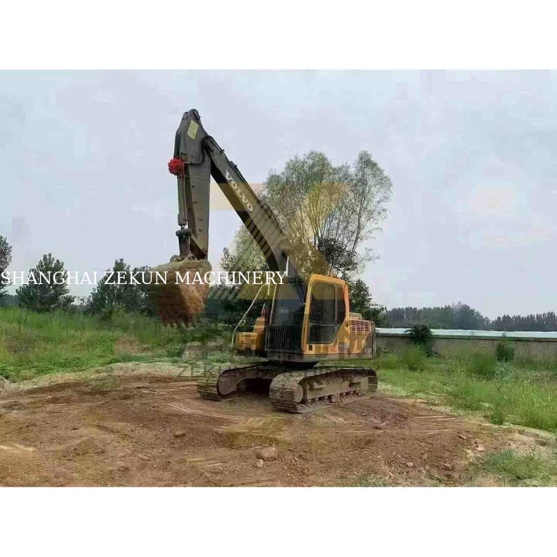 وولوو EC140DL 14 تن حفاری استفاده شده با ساعات کم و سیلندر هیدرولیک ماندگار
