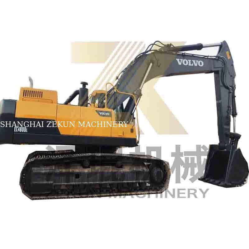 استفاده شده VOLVO EC480DL حفاری 270KW قدرت و 1.77 3.8 m3 ظرفیت سطل