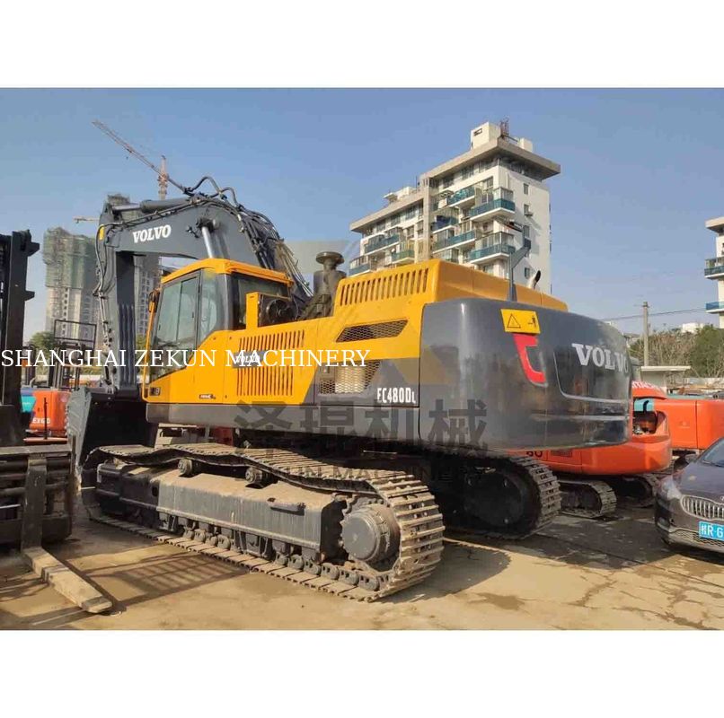 استفاده شده VOLVO EC480DL حفاری 270KW قدرت و 1.77 3.8 m3 ظرفیت سطل