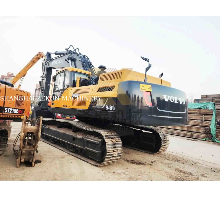 استفاده شده VOLVO EC480DL حفاری 270KW قدرت و 1.77 3.8 m3 ظرفیت سطل