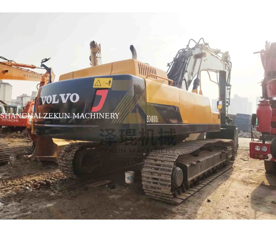 استفاده شده VOLVO EC480DL حفاری 270KW قدرت و 1.77 3.8 m3 ظرفیت سطل