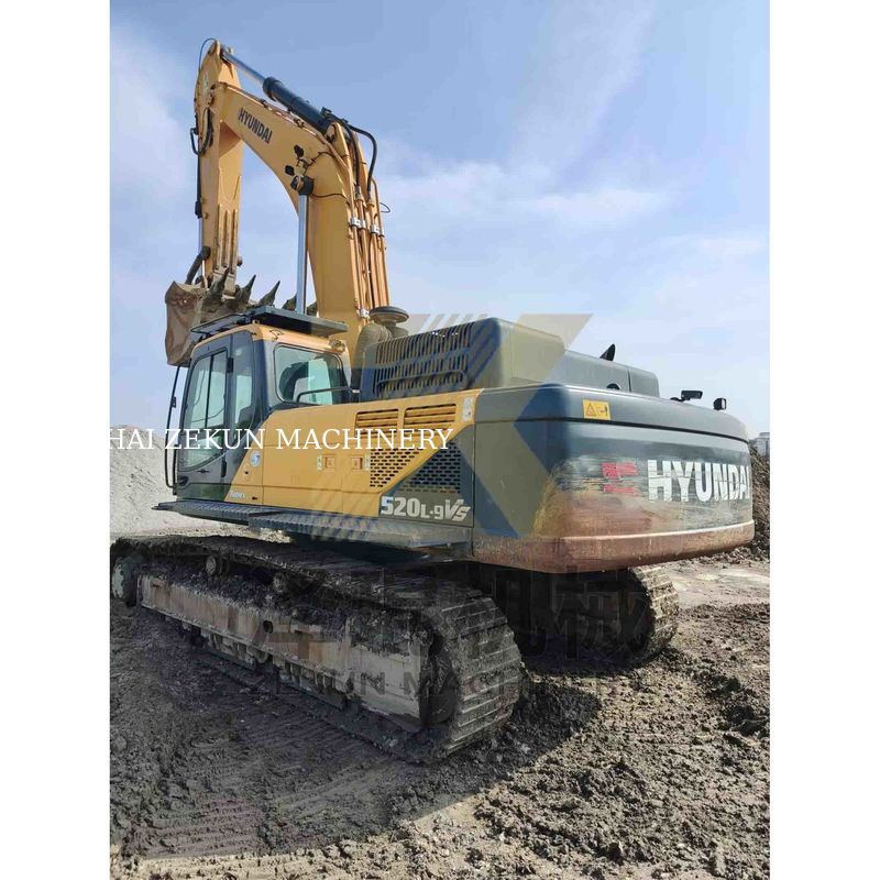 هیوندای 520-9VS استفاده شده 52Ton Excavator با موتور کامینز و پمپ اصلی