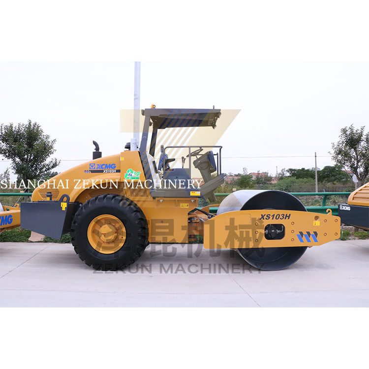 10تن XCMG XS103H رولر جاده ای مرحله اول چین تجهیزات ساخت جاده