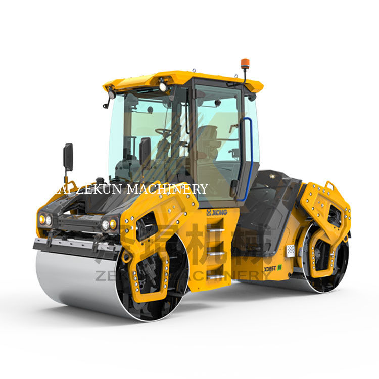 8 تن XCMG XD85T دو رولر طبل EU مرحله V تجهیزات ساخت جاده