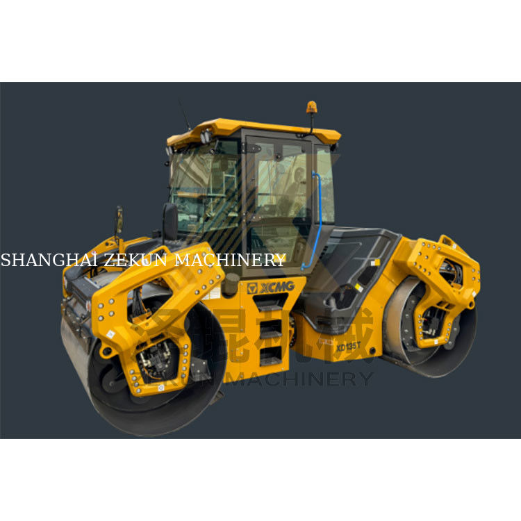 13 تن XCMG XD135T دو رولر طبل EU مرحله V تجهیزات ساخت جاده