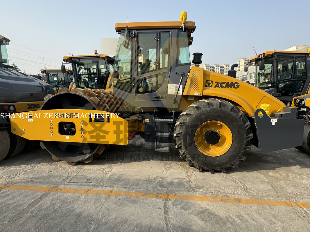 12تن XCMG XS123 Full Hydraulic Roller EU مرحله پنجم تجهیزات جاده ای