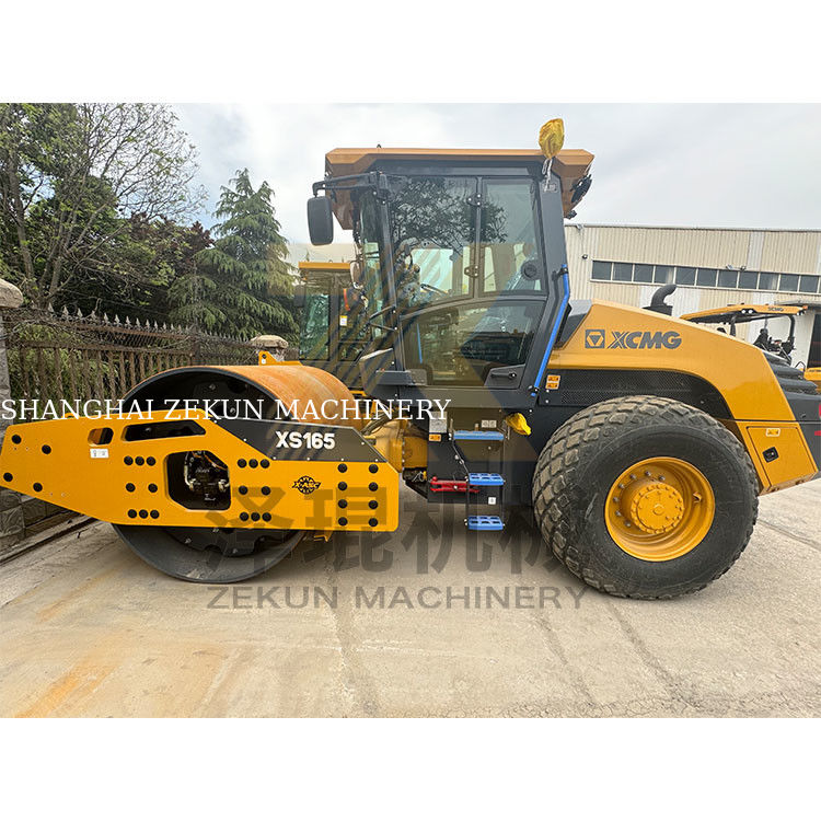16 تن XCMG XS165 کل هیدرولیک تک طبل رول EU مرحله V