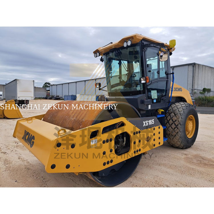 16 تن XCMG XS165 کل هیدرولیک تک طبل رول EU مرحله V