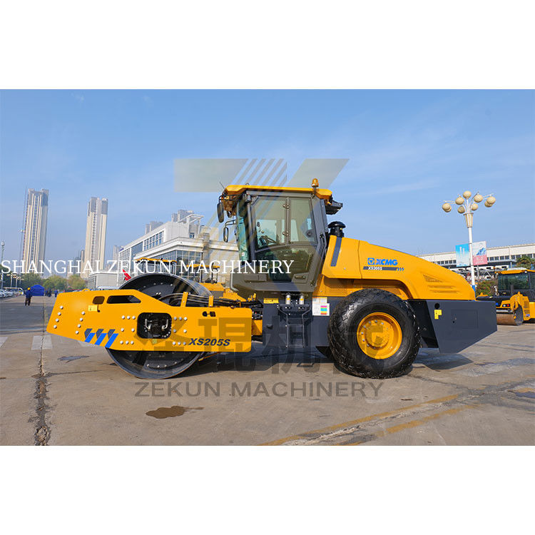 20T XCMG XS205S هيدروليک تک رولر طبل مرحله سوم