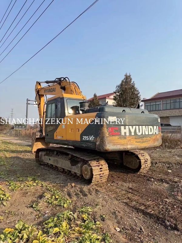 2018 R215VS Excavator 3 800 ساعت کار مناسب برای کارهای سنگین