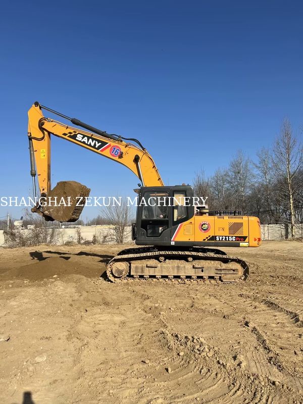 2019 Sany SY215C حفاری 21 تن ساعات کم انتخاب برتر برای کسب و کار ساخت و ساز