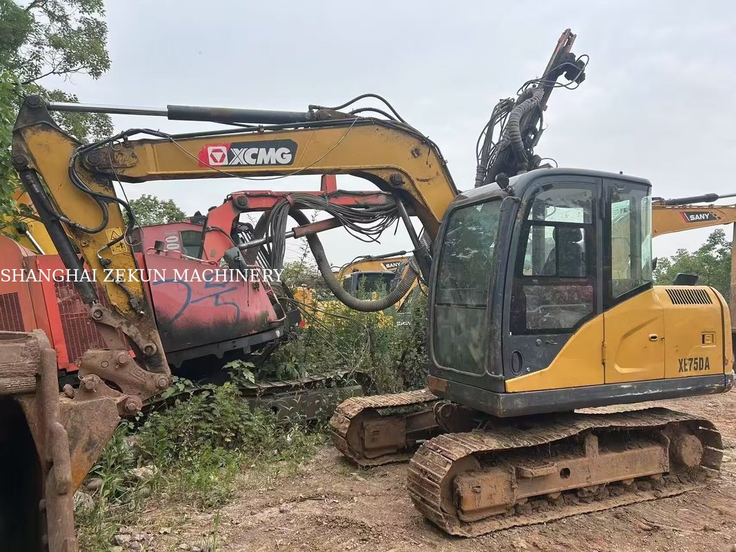 2021 XCMG XE75DA حفاری هیدرولیک خزنده 7.5 تن کلاس با شکاف و چسباندن