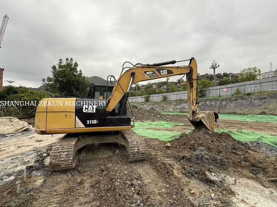 2016 Caterpillar 313D2 حفاری هیدرولیک 13 تن کلاس انتخاب نهایی برای کار سنگین