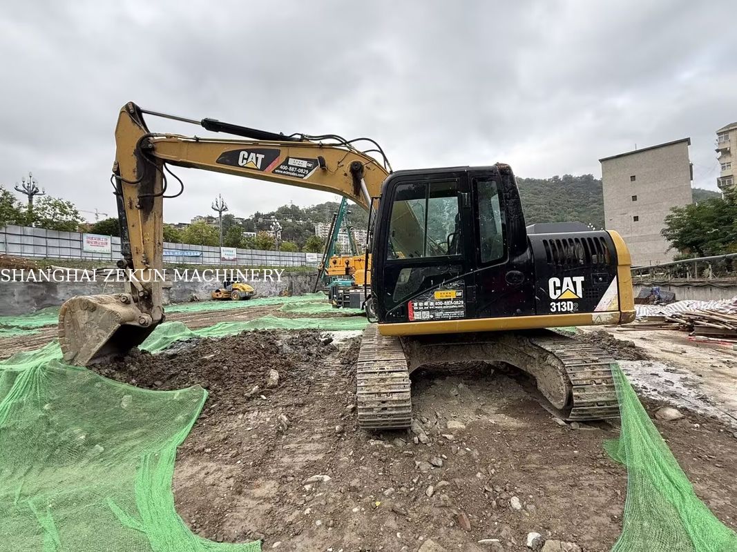 2016 Caterpillar 313D2 حفاری هیدرولیک 13 تن کلاس انتخاب نهایی برای کار سنگین