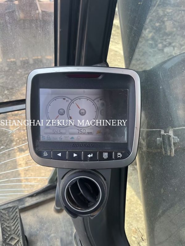 بیل مکانیکی Doosan DX500LC-9C استفاده شده، 800 دور در دقیقه، قدرت اسب بخار و حداکثر ارتفاع حفاری 11