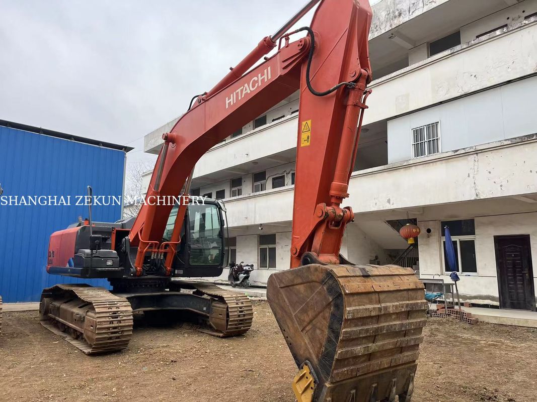 بیل مکانیکی هیتاچی ZX330-5A مدل 2022 با 2968 ساعت کارکرد، فشار هیدرولیک 34.3 مگاپاسکال، طول بوم 6.5 متر