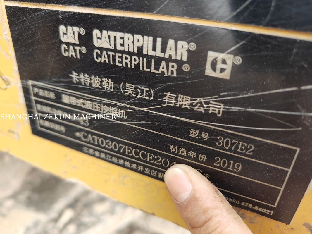 بیل مکانیکی 307E2 CAT مدل 2019 با حداکثر دسترسی در سطح زمین 400 میلی‌متر و ظرفیت مخزن سوخت 135 لیتر