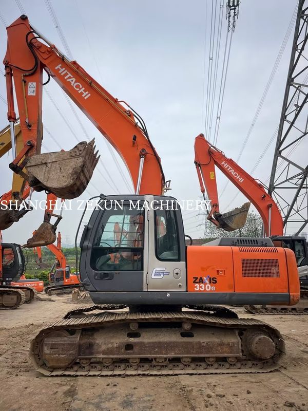 Hitachi ZX200-3G Excavator 10658hrs طول بازو 2.94 m حداکثر ارتفاع حفاری 620 mm